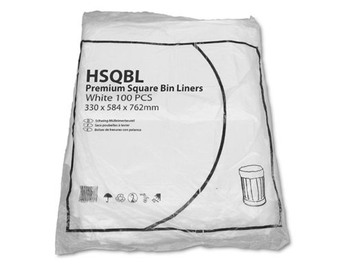 M/Duty Sqaure Bin Liners