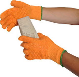 Yellow Criss/Cross Gloves