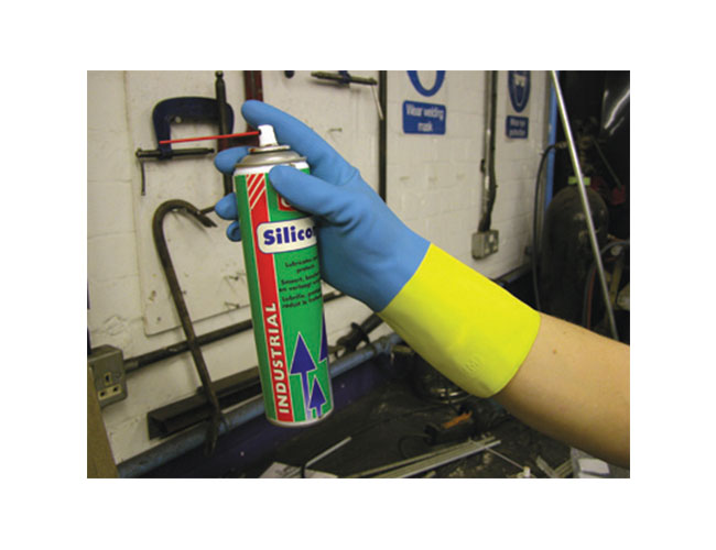 Medium Ind Rubber Gloves