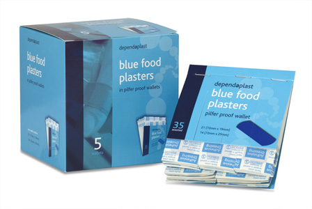 Blue Pilfer Proof Plasters